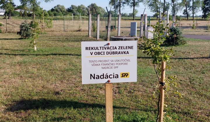 Rekultivácia zelene v našej obci