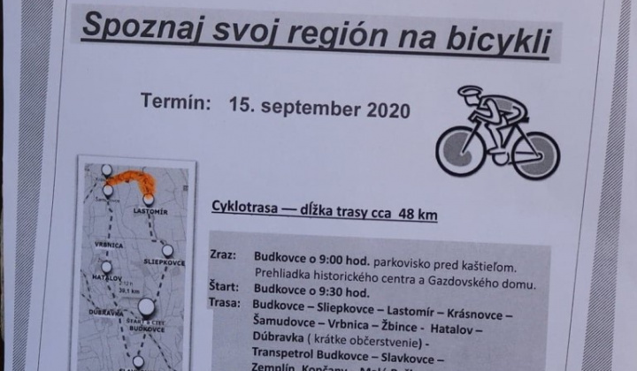 Cyklotúra  „SPOZNAJ SVOJ REGIÓN“