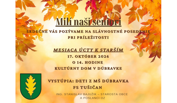 Mesiac úcty k starším 2026