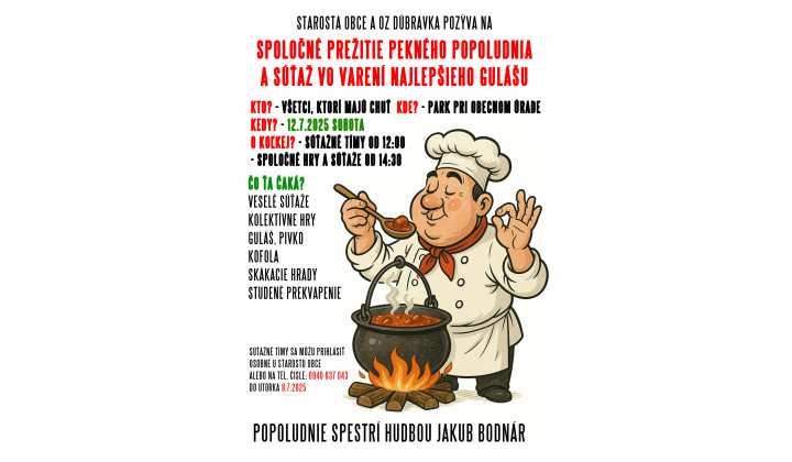 Súťaž vo varení najlepšieho gulášu