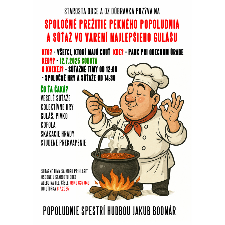 Súťaž vo varení najlepšieho gulášu